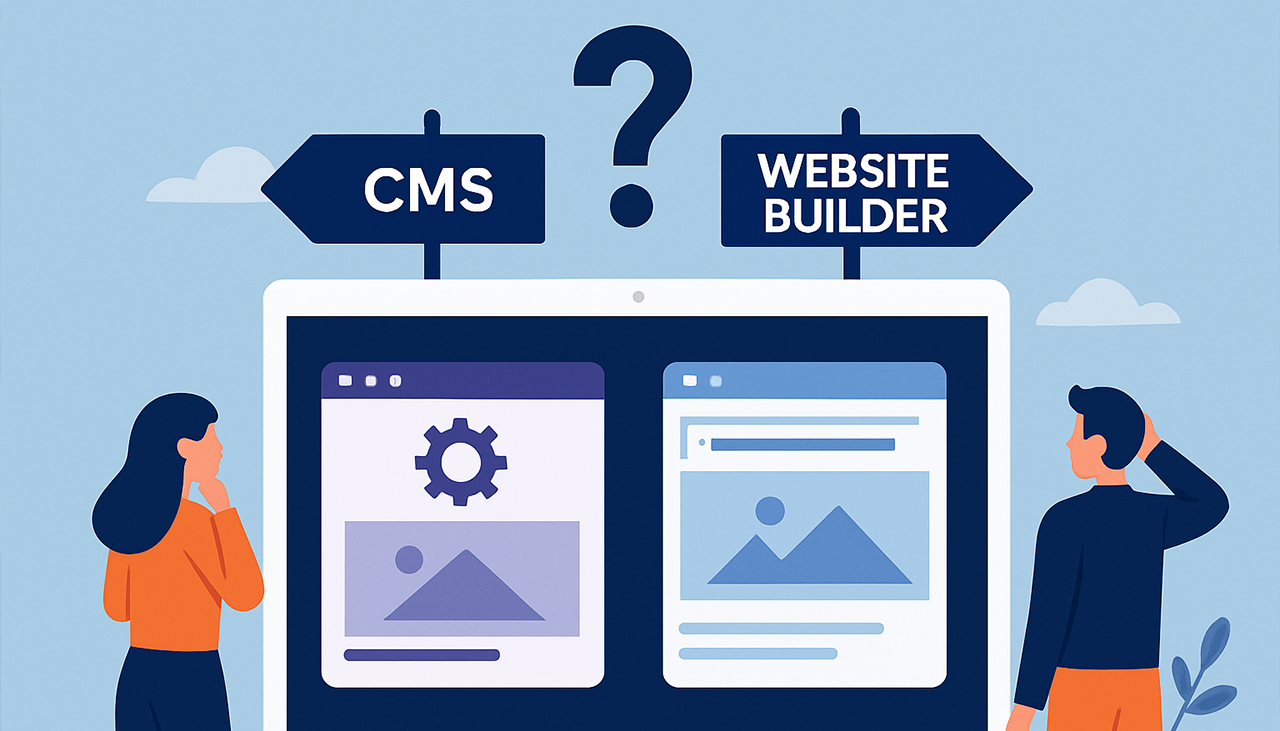 CMS vs Website Builder